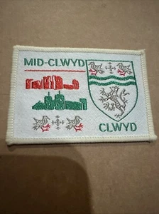 UNITED KINGDOM / BRITISH SCOUTS UK WALES MID-CLWYD SCOUT PATCH Rare Dual Badge - Picture 1 of 3