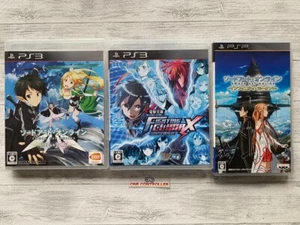 SONY PS3 & PSP Sword Art Online Lost Song & Infinity Moment & Fighting Climax - Picture 1 of 8