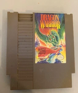 Nintendo Dragon Warrior 1985 Vintage Game Cartridge USED - Picture 1 of 3