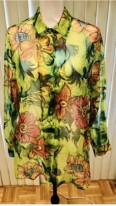 AUTHENTISCHE DESIGNER MOSCHINO JEANS DAMEN ATEMBERAUBENDES ELEGANTES HEMD GRÖSSE 12-14 ITALIEN - Bild 1 von 6