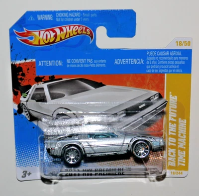 Hot Wheels 2011 HW PREMIER 18/244 BACK TO THE FUTURE TIME MACHINE - DMC DELOREAN - Image 1 of 2