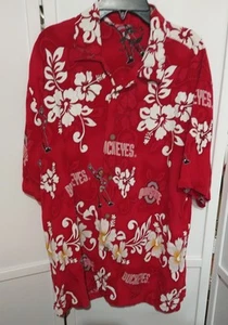 Ohio State University Buckeyes Brutus Spike Sports Hawaiian Shirt Adult Large ๐บ - Afbeelding 1 van 5