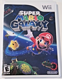 Super Mario Galaxy (Nintendo Wii, 2007) etichetta bianca NUOVO sigillato in fabbrica *pls LEGGI - Foto 1 di 17