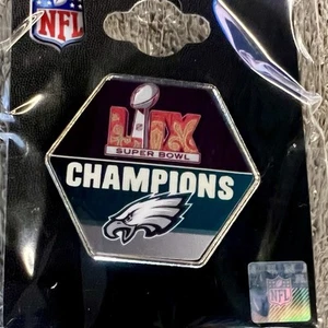 PHILADELPHIA EAGLES PIN 2025 SUPER BOWL LIX CHAMPIONS PHILLY GO BIRDS - Bild 1 von 3
