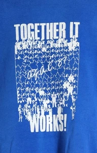 Vintage Screen Stars Best '87 Together It Works! Large Single Stitch 50/50 - Picture 1 of 6