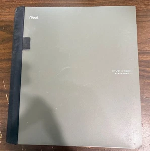 Mead Five Star 3 Subject Notebook  Spine Guard with Index Cards Pockets - Picture 1 of 5