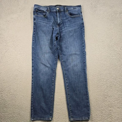Lucky Brand Jeans 412 Mens 36x32 Blue DENIM Athletic Slim Stretch Medium Wash B - Image 1 of 4