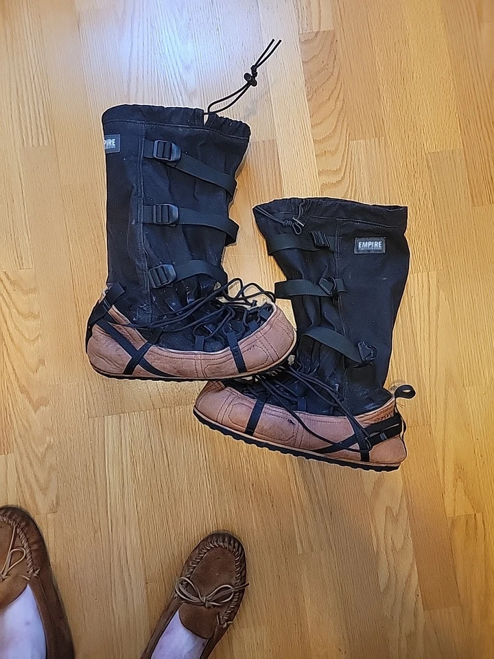 Empire Wool And Canvas Handmade BOOTS Mukluk. Size 9.5-11. 10, 10.5 - Image 1 of 4