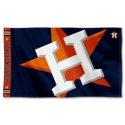 Houston Astros Printed Header 3x5 Foot Premium Flag - Image 1 of 4