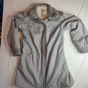 Vintage Windsor Bay Sherpa Lined Jacket Size Med JCPenney Gray Color  - Bild 1 von 16