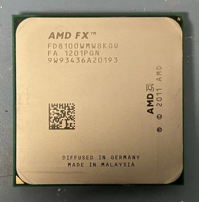 AMD FX-8100 FD8100WMW8KGU 2.8 a 3.7 GHz soquete de oito núcleos AM3+ CPU 95W - Imagem 1 de 3