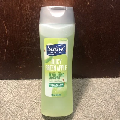 Suave Essentials Juicy Green Apple Revitalizing Shampoo with Vitamin E, 15oz - Image 1 of 4