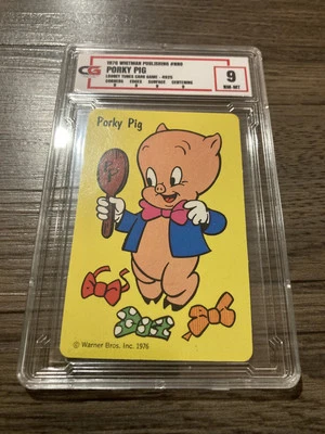 Whitman Publishing 1976 Porky Pig CG 9 Looney Tunes juego de cartas Foto 1 de 2