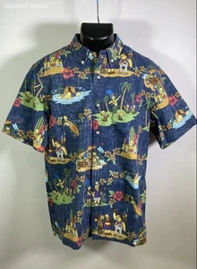 REYN SPOONER Button Hawaiian Aloha Tropical Shirt Men - Size M -NWT - Picture 1 of 4