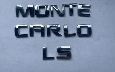 Chevrolet Monte LS 2006 2007 Carlo emblema letra logotipo insignia maletero trasero OEM D52T Foto 1 de 4