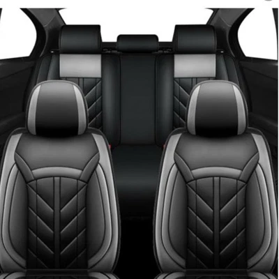 Водонепроницаемые кожаные чехлы на автомобильные сиденья для Kia Forte 2010-2025 5 шт. - Изображение 1 из 4
