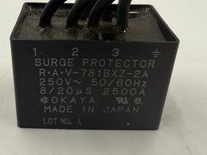 Okaya R-A-V-781BXZ-2A Surge Protector 250V 50/60Hz - Free Shipping - Picture 1 of 6