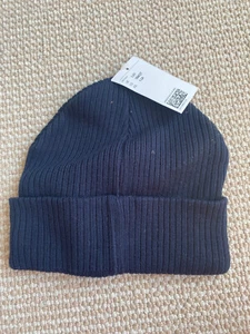 H&M Navy Blue Hat Kids NWT 18m winter warm - Picture 1 of 2
