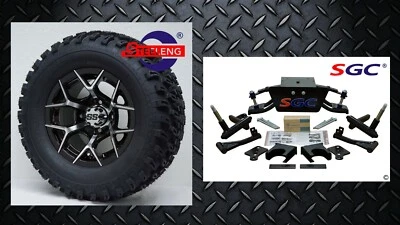 Club Car DS Golf Cart 6" A-Arm Lift Kit + 12" Wheels and 23" Tires 1982-2003 Foto 1 de 4