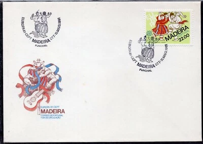 EUROPA CEPT 1981 - PORTUGAL - MADEIRA - FDC - Image 1 of 2