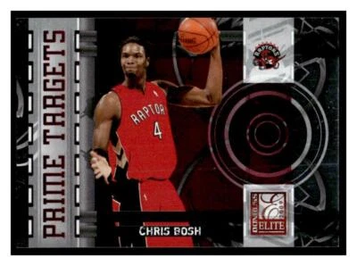 Donruss Elite #14 2009-10 Chris Bosh Prime Targets rojo #/249 Foto 1 de 2