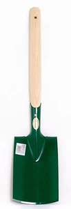 Padrini pionieri vanghe vanghe da giardino spacchette in acciaio con stelo in legno K_85 - Foto 1 di 1