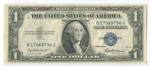 (1) Billete de plata de un dólar certificado de plata de 1935 (A/B/C/D/E/F/G) MQ193 - Imagen 1 de 2