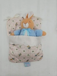 EDEN My First Peter Rabbit Bunny Plush Beatrix Potter In Sleeping Bag Rattle - Picture 1 of 7