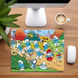Smurfs Custom Non-Slip Neoprene Mouse Pad Home Office - Picture 1 of 1