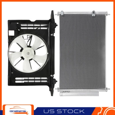 Для 2009-2010 Pontiac Vibe автомобиля электрический радиатор охлаждения вентилятор и конденсатор переменного тока - Изображение 1 из 4