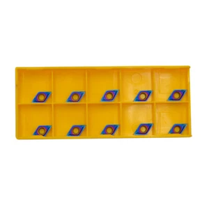 1 Scatola Nano Blu Lama CNC DCMT21.51 DCMT 070204 Acciaio Alto Duro Acciaio Temprato - Foto 1 di 5