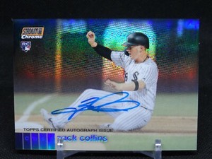 Zack Collins RC Auto 21/25 Refractor 2020 Topps Stadium Club Chrome Card