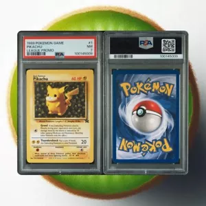PSA 7 1999 Pokémon Pikachu League Promo - Picture 1 of 2