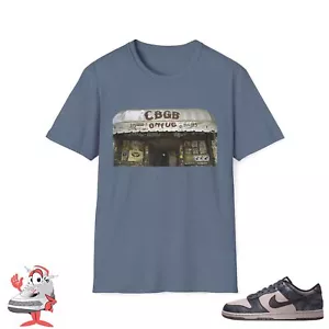 Nike Dunk Low SB CBGB Camisa a Juego Camiseta Gráfica Vintage Unisex Camiseta Música - Imagen 1 de 21