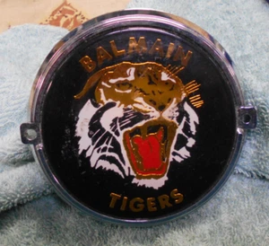 #D180. LARGE BALMAIN TIGERS 95mm RUGBY LEAGUE BADGE - PLASTIC - Bild 1 von 2