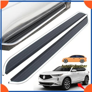 Fits For Acura MDX 2022-2024 Fixed Running Boards Side Steps Pedals Nerf Bar - Picture 1 of 16