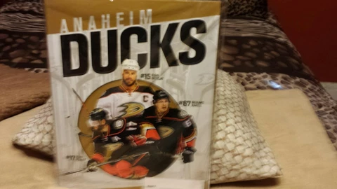 Anaheim Ducks Promotional 1" 3-Ring Binder Folder Getzlaf,Kesler,& Rakell NEW Cover