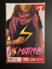 Ms. Marvel #1 (2014) Kamala Khan becomes new Ms. Marvel ~ Disney+ ~ High Grade