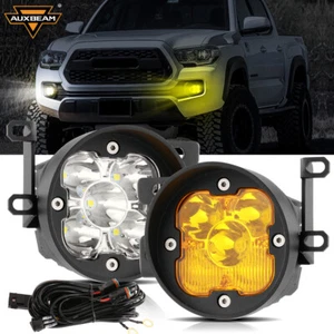 Par de luces antiniebla LED de trabajo AUXBEAM Y MARCO PARA Toyota Tacoma 2012-2021 2022 - Imagen 1 de 12