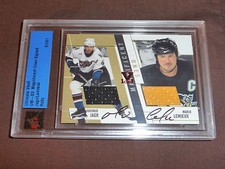 2014-15 ITG Ultimate VAULT Mario Lemieux Auto JSY 1/1 Jaromir Jagr Jersey L@@K!!