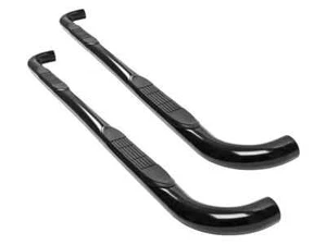 Ionic 3" Black Nerf Bar Steps Fit 2019-2024 Silverado/Sierra 1500 Reg Cab - Picture 1 of 17