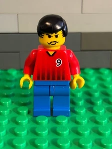 soc066 Uniform #9 Fußballspieler aus 3420 Championship Lego Minifigur KOMPLETT - Bild 1 von 2