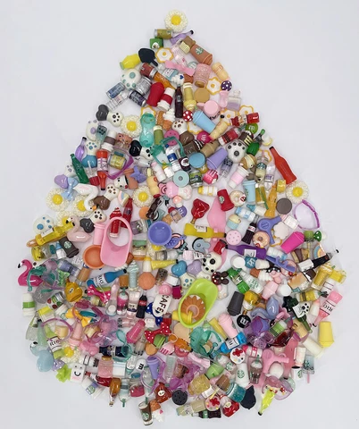Fit For Littlest Pet Shop Random 100pcs Hat Collar Animal Bones LPS Accessories Cover