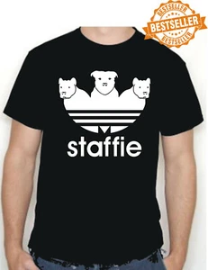 UNISEX Spoof Staffie Dog T-Shirt / Chav / Sport / Birthday / Xmas / Size Medium - Picture 1 of 12