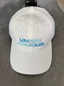 UNDER ARMOUR UA Youth Boys Snapback Hat ONE SIZE White w/Blue, Green - Picture 1 of 7