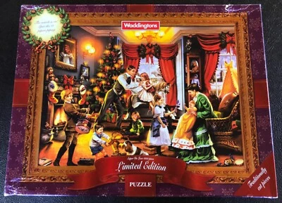 Waddingtons Christmas Morning in the Nursery 11th Ed. Jigsaw Puzzle 1000 pc 2004 - Image 1 of 3