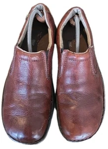 Merrell Ortholite Mens World Passport Loafers Shoes Brown Comfort Slip-Ons 11 - Picture 1 of 10