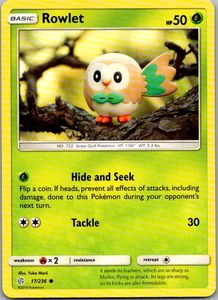 Rowlet - Common SM - Cosmic Eclipse 17/236 LP - Picture 1 of 2