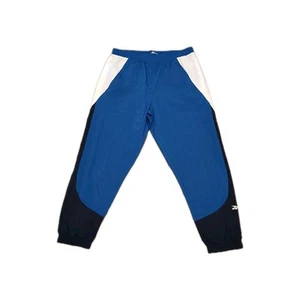 Reebok Train Woven Pants Men's Size XL Lightweight Blue Multicolor Joggers - Picture 1 of 10
