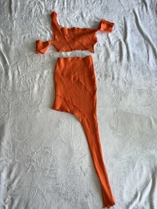 Damen 2 teiliges Set Rock Orange M - Bild 1 von 4